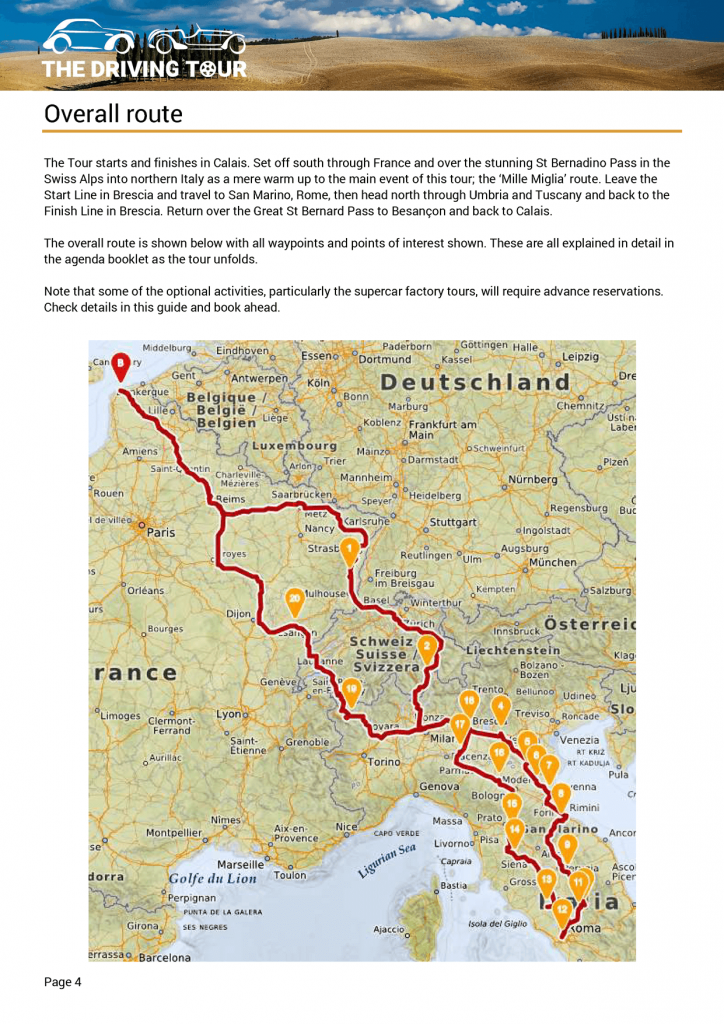 Experience The Mille Miglia Route Car Tour Guide The Driving Tour Experience The Mille Miglia Route Car Tour Guide The Driving Tour